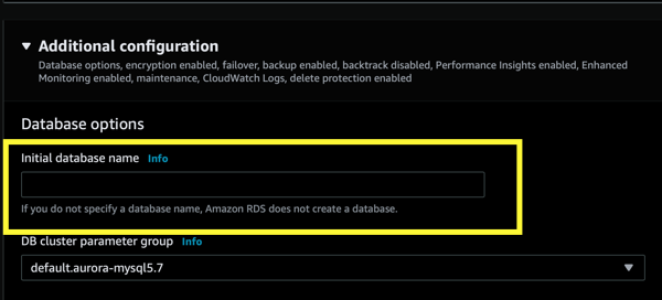 Create AWS RDS Postgres Database Villim